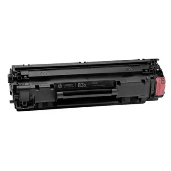 HP 83X High Yield Black Original LaserJet Toner Cartridge, ~2,200 pages, CF283X image {1}