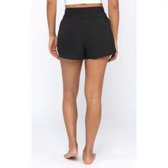 Yogalicious Radiant Commuter Woven High Waist Running Short with Split Hem image {3}