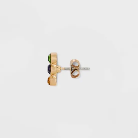 Retro Floral and Heart Icon Stud Earring Set 30pc - Wild Fable&trade; image {1}