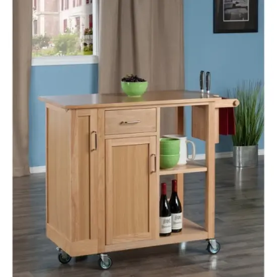 Douglas Kitchen Cart Natural - Winsome image {13}