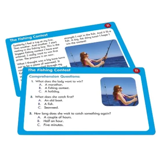 Junior Learning Language Arts Activity Cards, Comprehension image {3}