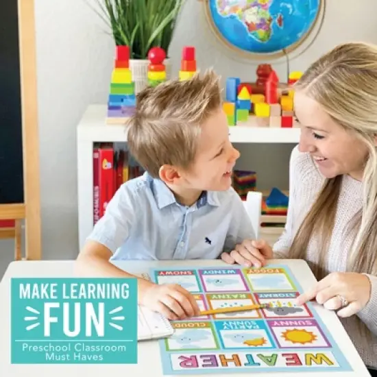 Hadley Designs Educational Laminated Posters for Kids (Set of 16) - Classroom & Room Decor image {5}