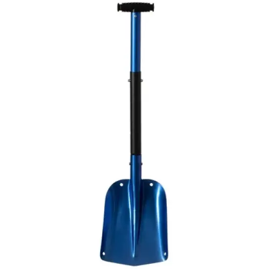 Gardenised Lightweight Extendable Aluminum Telescoping Compact Utility Snow Shovel, Blue image {10}