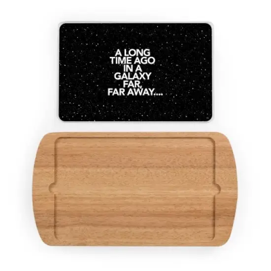 Toscana Disney Star Wars Scroll Billboard Glass Top Serving Tray image {2}