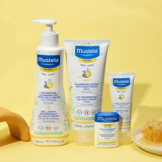Mustela Nourishing Baby Body Lotion Moisturizing Baby Cream for Dry Skin -  6.76 fl oz image {4}