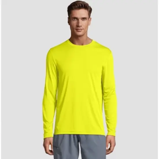 Hanes Men's Long Sleeve CoolDRI Performance T-Shirt image {8}