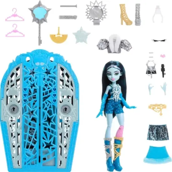 Monster High Skulltimate Secrets Hauntlywood Mysteries Doll, Frankie Stein with 19+ Surprises image {4}