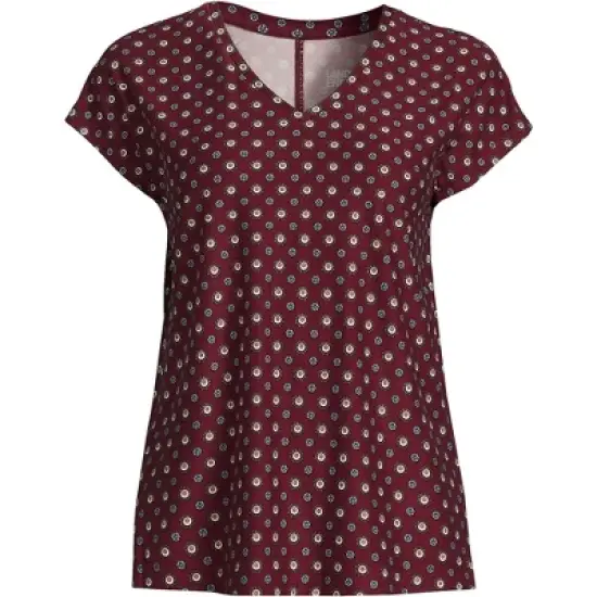 Lands' End Women's Short Sleeve Performance Dolman Top image {5}