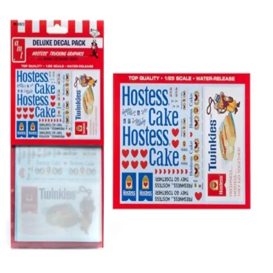 "Hostess" Trucking Decals with Bonus Billboard Decal for 1/25 Scale Models by AMT image {2}