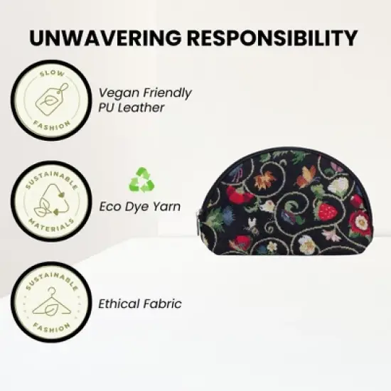 Signare USA Jacobean Dream Cosmetic Bag/ Makeup Bag image {9}
