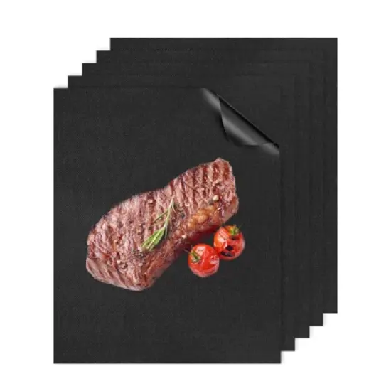 Unique Bargains M Nonstick Reusable Sheet Liner Grilling Mats image {6}