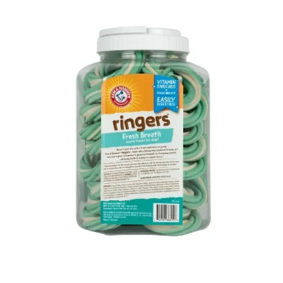 Arm & Hammer Ringers Dental Dog Treats - 32ct image {2}