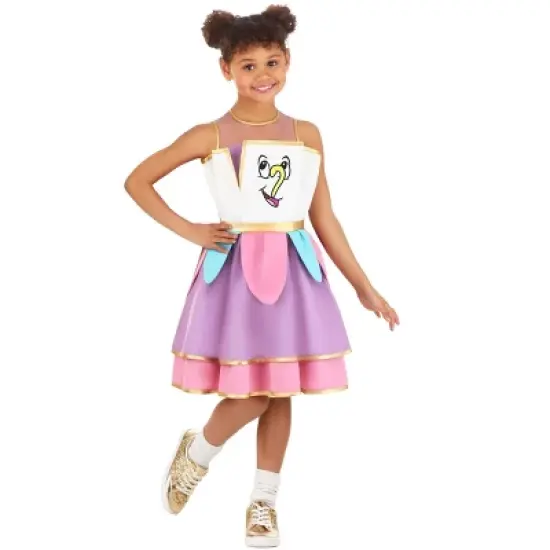 HalloweenCostumes.com Girl's Disney Beauty and the Beast Chip Halloween Costume | Kids Disney Costumes image {9}
