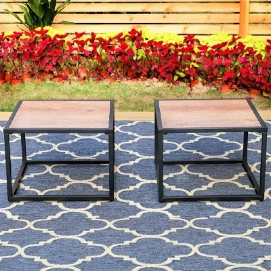 Outdoor Small Square Coffee Table - Captiva Designs image {6}