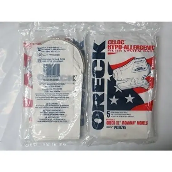 Oreck Iron Man Original Bags 10 PK #PKIM76.5 image {1}