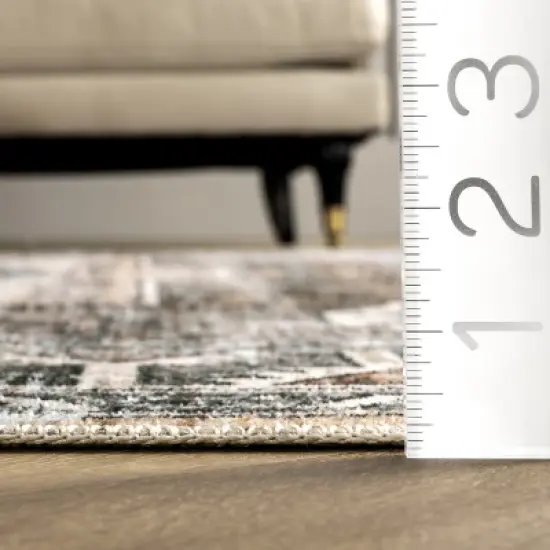 nuLOOM Bowie Machine Washable Pattern Area Rug image {2}