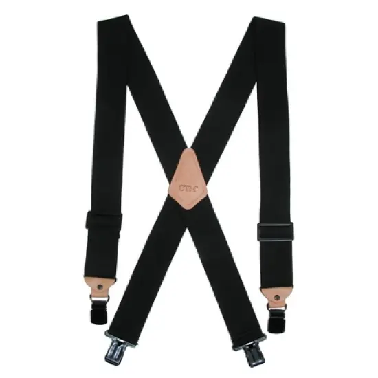 CTM Men's Heavy Duty Clip-End Work Suspenders image {3}