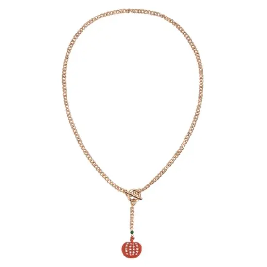 Isaac Mizrahi Pumpkin Toggle Necklace image {1}