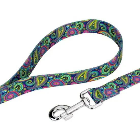 Country Brook Petz Deluxe Bright Paisley Dog Collar and Leash image {5}