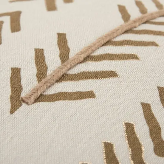 20"x20" Oversize Arrow Poly Filled Square Throw Pillow Gold - Donny Osmond Home image {1}