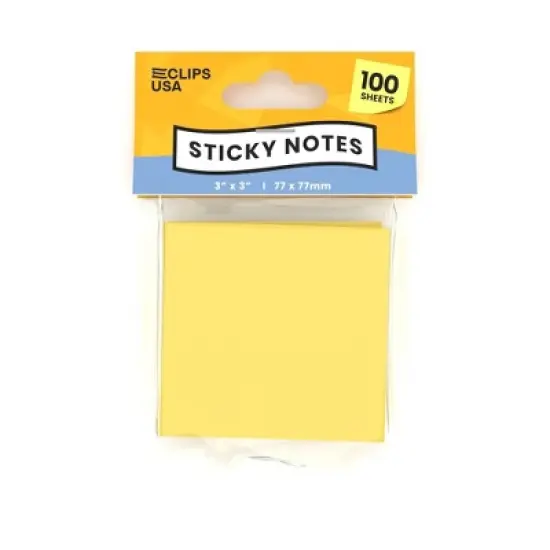 Yellow Sticky Notes, 100 Sheets (60 Packs) image {4}