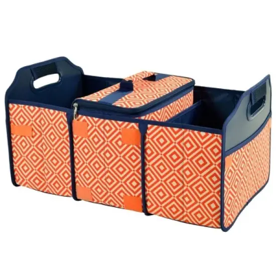 Picnic at Ascot Original Folding Trunk Organizer with Removable Cooler - Durable No Sag Design image {7}