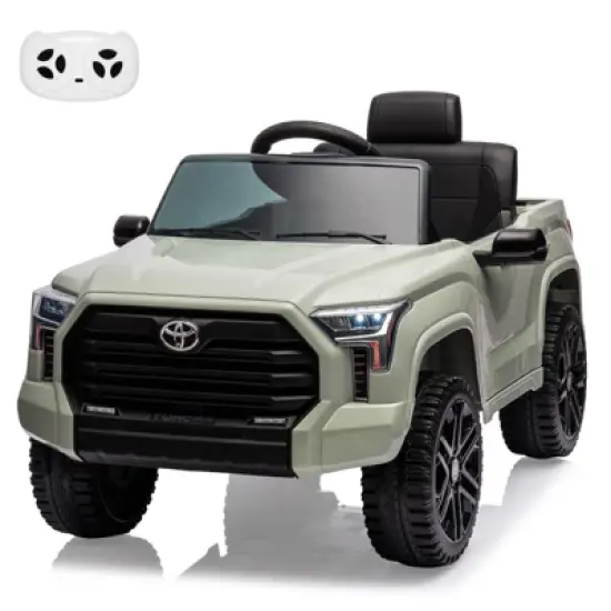 Ride on Car for Kids, Licensed Toyota Ride on Truck, Battery Powered Electric Car with Remote Control, MP3, LED Lights, for 3+ image {8}