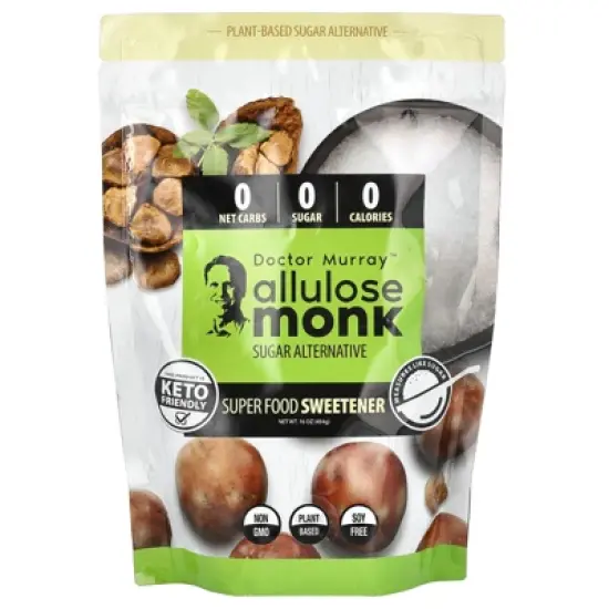 Dr. Murray's Allulose Monk, Sugar Alternative, 16 oz (454 g) image {2}