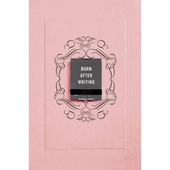 Burn After Writing (Pink) - by Sharon Jones (Paperback) image {1}