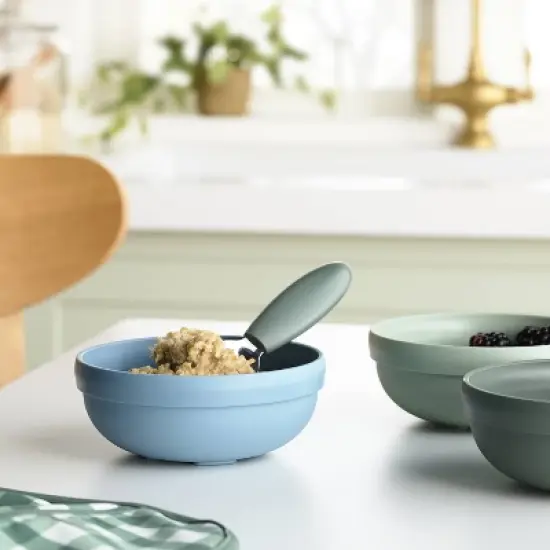 Plastic Bowls - 3pk - Blue/Green - Cloud Island&trade; image {1}