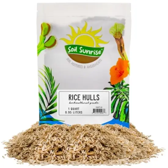 Soil Sunrise Horticultural Grade Rice Hulls; for House Plants and Chicken Bedding image {8}