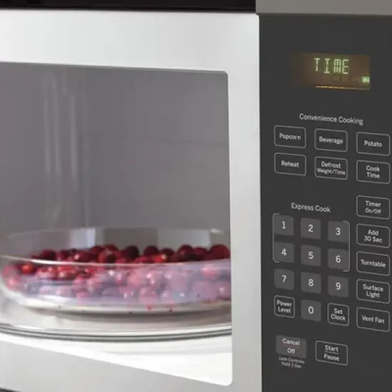 GE 1.6 Cu. Ft. Over-the-Range Microwave Oven Slate with 2 Year Extended Warranty image {6}