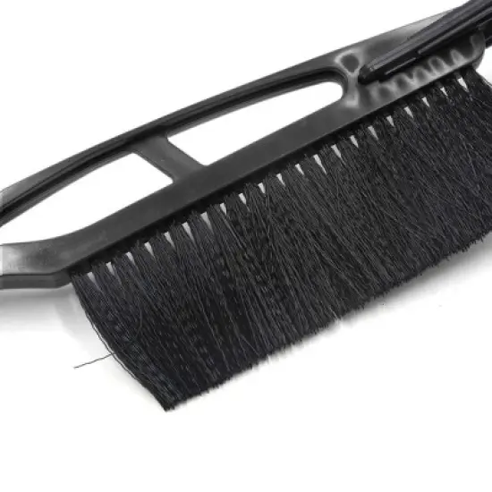 Unique Bargains Plastic Handle Windscreen Cleaner Snow Brush Ice Shovel for Car Vehicle Black image {4}