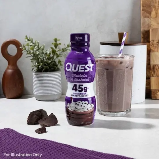 Quest Nutrition Ready to Drink High Protein Milkshake - Chocolate - 56 fl oz/4ct image {4}