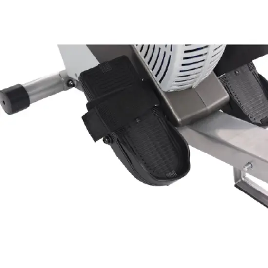 Stamina ATS Air Rower | Rowing Machine | LCD Monitor | Dynamic Air Resistance | Folding Design | Tone Muscle and Improve Heart Health, Black/Chrome image {4}