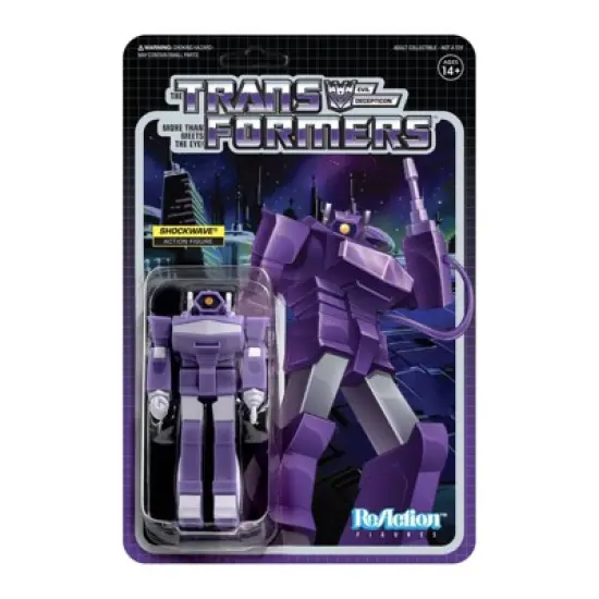Super7 Transformers ReAction Figure - Shockwave image {1}