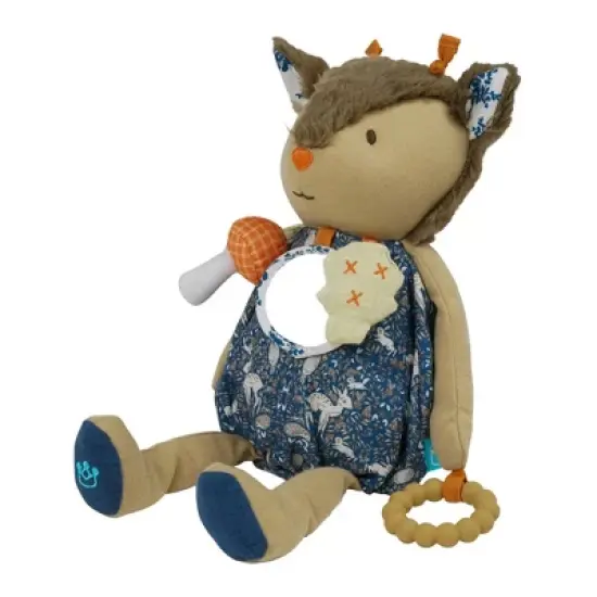 Manhattan Toy So Deer To Me Plush Deer 9.5" Stuffed Animal Activity Toy image {1}