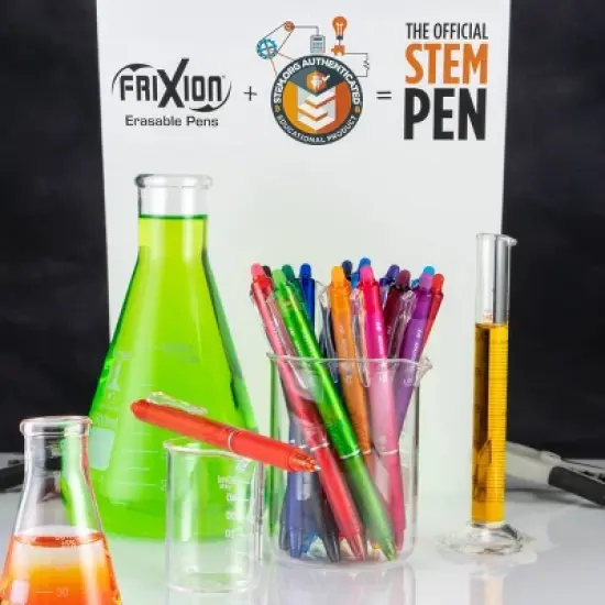 FriXion 12ct Pens Clicker 0.7mm Assorted Colors image {3}