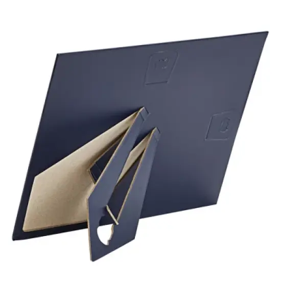 Juvale 3 Pack Navy Blue Certificate Holders with Stand - Single-Sided Document Holders for Diplomas, Awards, Certifications image {6}