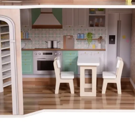 Olivia's Little World by Teamson Kids Wooden Dreamland Mediterranean Dollhouse Set image {10}
