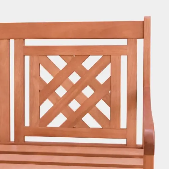 Malibu 6pc Rectangle Wood Outdoor Patio Dining Set - Tan - Vifah image {8}