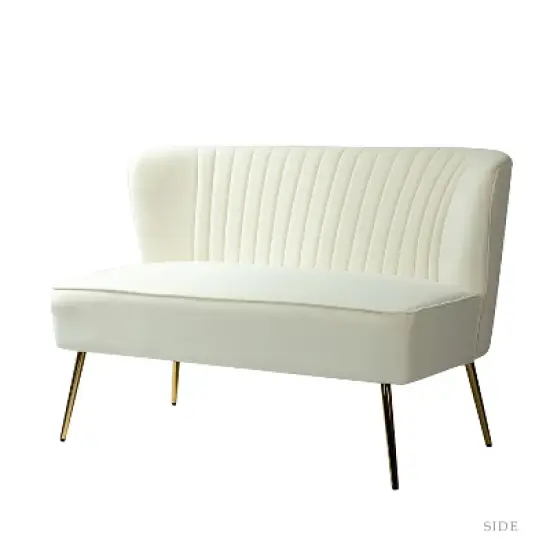Velvet Nicolas Loveseat Sofa | Karat Home image {11}