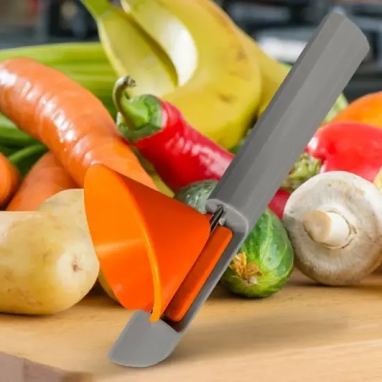 Cheer Collection Handheld Vegetable Peeler and Spiralizer image {5}