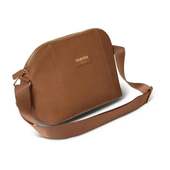Igloo Luxe Crossbody Cooler Bag - Cognac image {10}