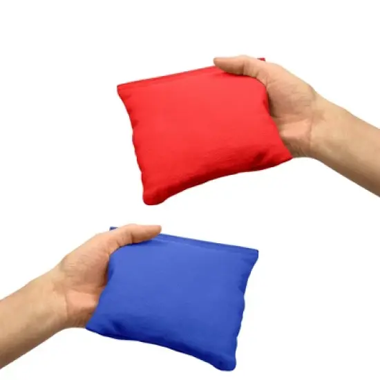 GoSports Regulation Size Premium Wooden Cornhole Set - Includes Two 4 ft x 2 ft Boards, 8 Bean Bags, Carrying Case and Game Rules - Retro Beach image {3}