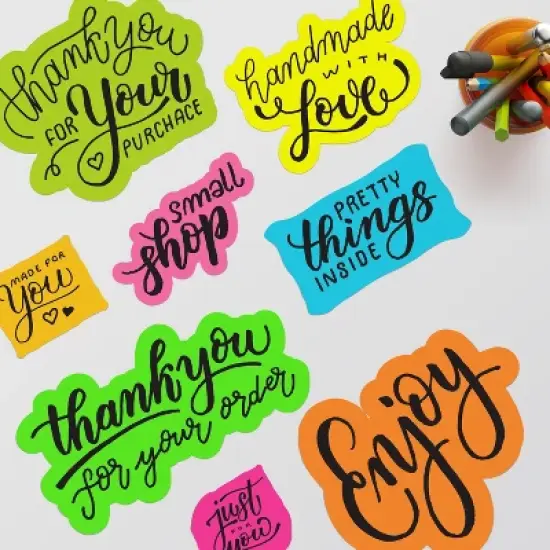 Avery Bright Blue Sticker Paper, 8.5" x 11" Rectangle image {6}