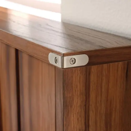 Queen Vista Key Headboard Blaze Acacia - Sauder image {2}