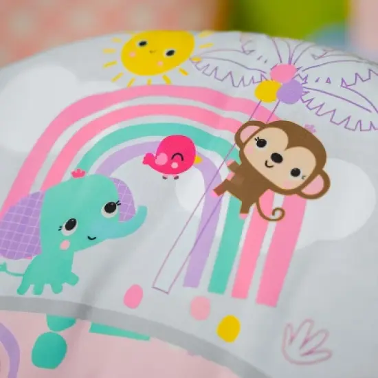 Bright Starts Pink Paradise Vibrating Bouncer image {9}