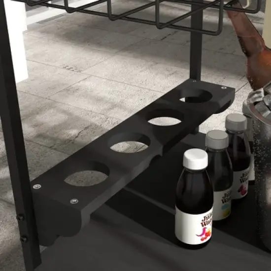 MOEPISY Outdoor Serving Cart with Wheels image {6}