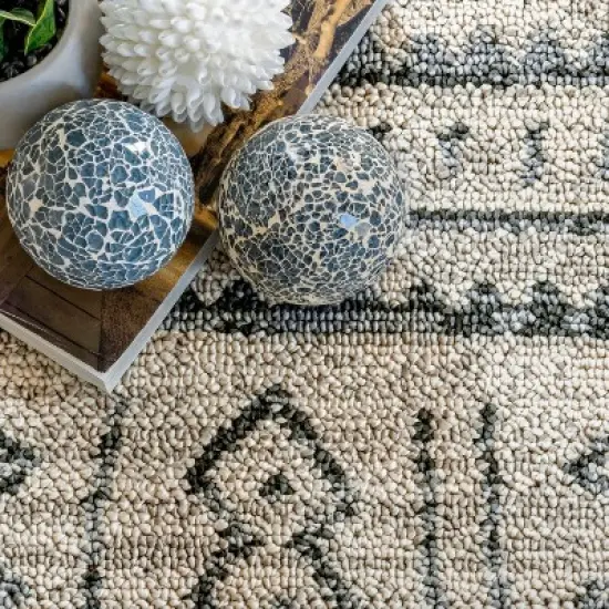 nuLOOM Akua Bands Tassel Area Rug image {6}